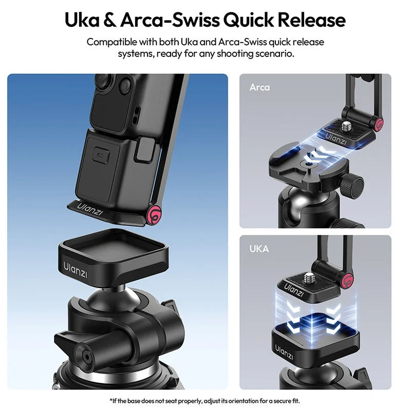 Ulanzi MA66 Magnetic Quick Release Tripod for Pocket 3/4 & Xtra Muse & Luna