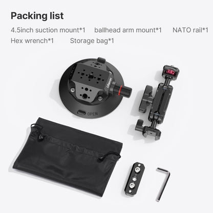 Ulanzi SC-02 Strong Suction Cup Mount (4.5") 3090