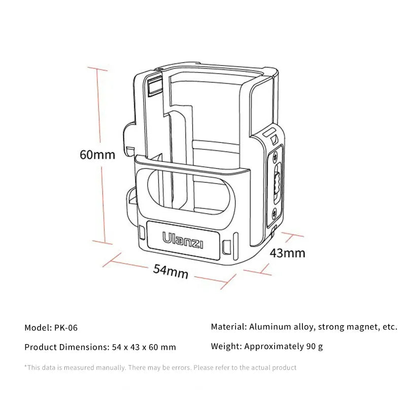 Ulanzi PK-06 Expansion Adapter for Pocket 3/4  & Xtra Muse C014