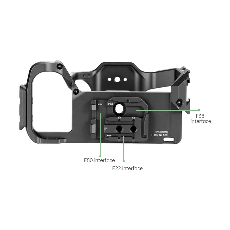 Falcam F38 Quick Release Camera Cage for Sony Alpha 7 V/ Alpha 7R V/ Alpha 7 IV