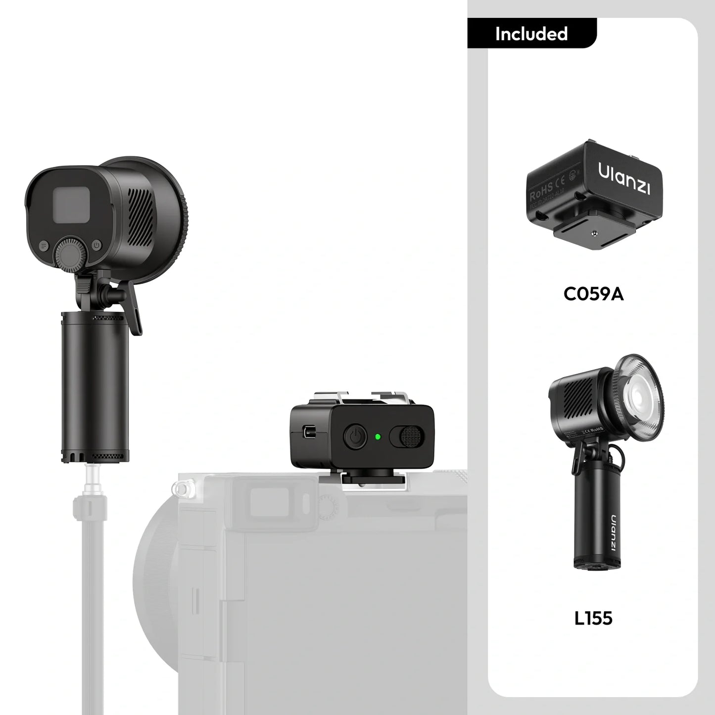 Ulanzi LC60 LightOn 60W Flash & Video Light