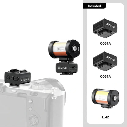 Ulanzi KL01 Mini Camera Flash with Built-In Color Filters
