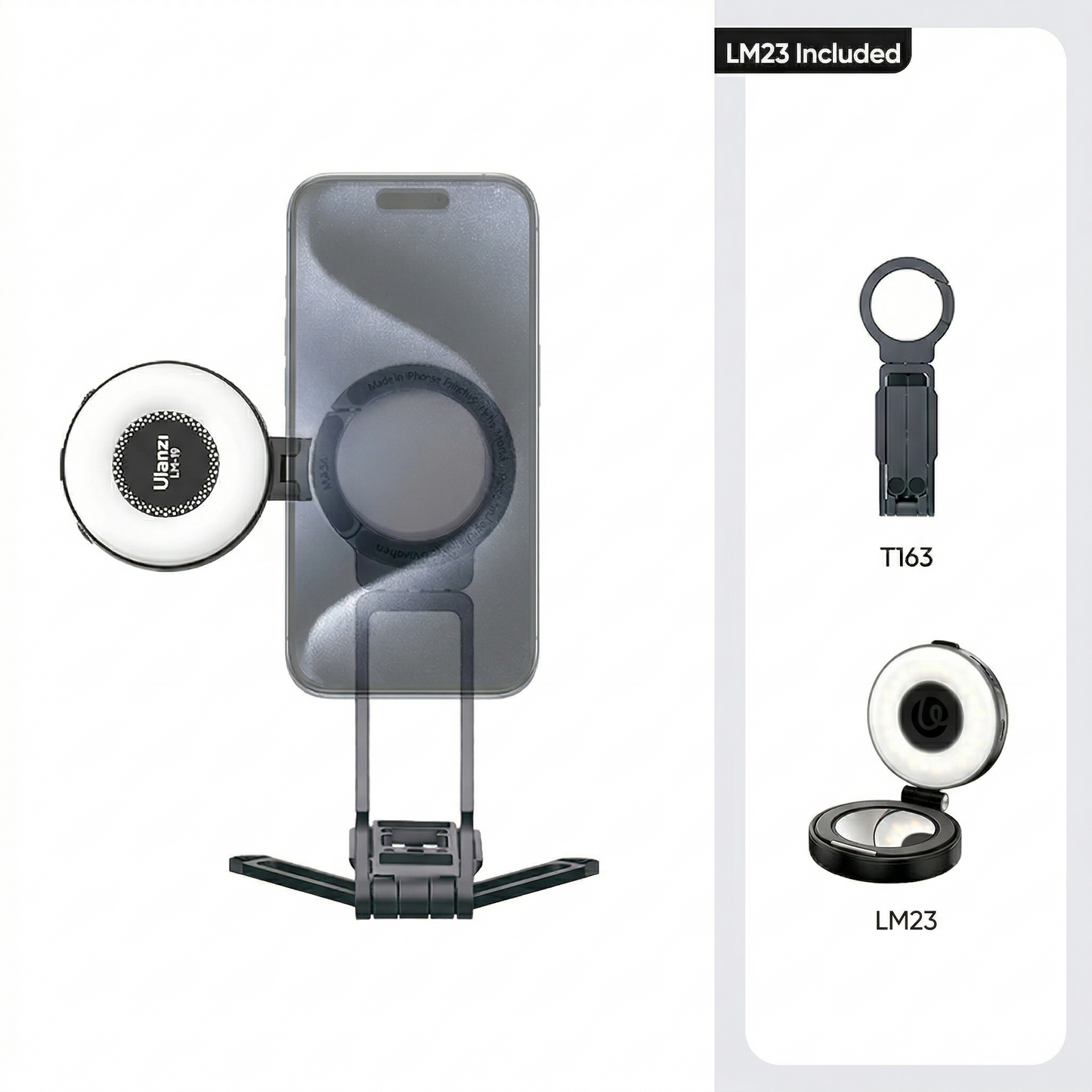 Ulanzi Magsafe Tripod & Selfie Ring Light Gift Set