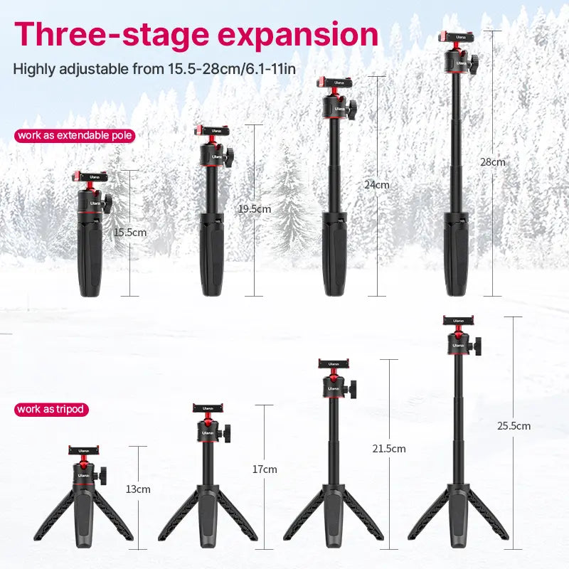 Ulanzi Magnetic Quick Release Tripod for DJI Osmo 360/ Nano/ Action 2/3/4  2829A