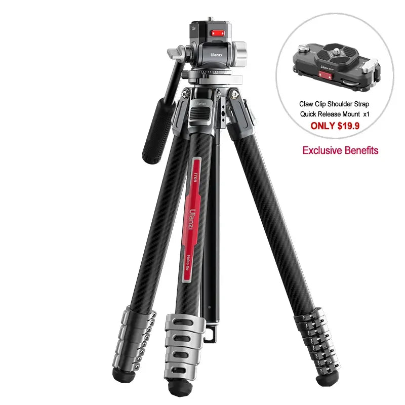Ulanzi TT09 Carbon Fiber Travel Tripod Arca-Swiss/F38