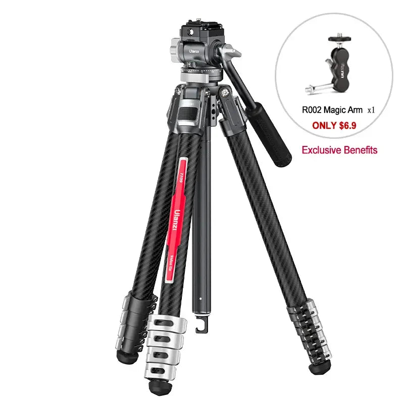 Ulanzi TT09 Carbon Fiber Travel Tripod Arca-Swiss/F38