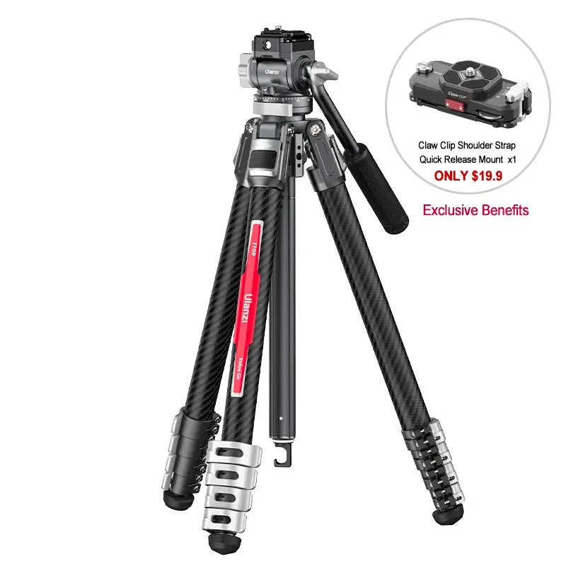 Ulanzi TT09 Carbon Fiber Travel Tripod Arca-Swiss/F38