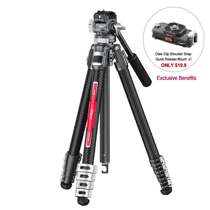 Ulanzi TT09 Carbon Fiber Travel Tripod Arca-Swiss/F38