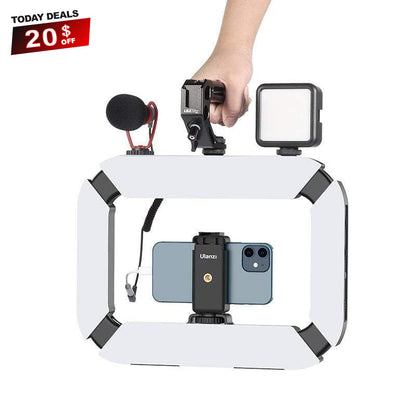 Ulanzi U200 Ring Light Video Rig 2245