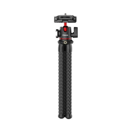 Ulanzi MT-33 Octopus Tripod with Cold Shoe Mount - Flexible black tripod.