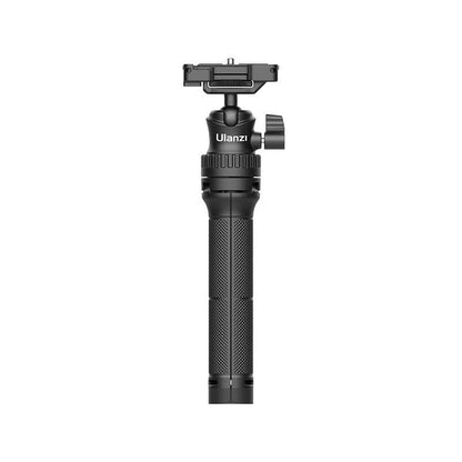 Ulanzi MT-34 Tripod - Black, extendable tripod with textured handle for phones and cameras.