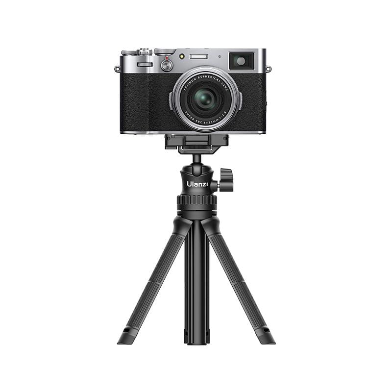 Ulanzi MT-34 Multi-functional Extendable Tripod holding a camera, perfect for photography.